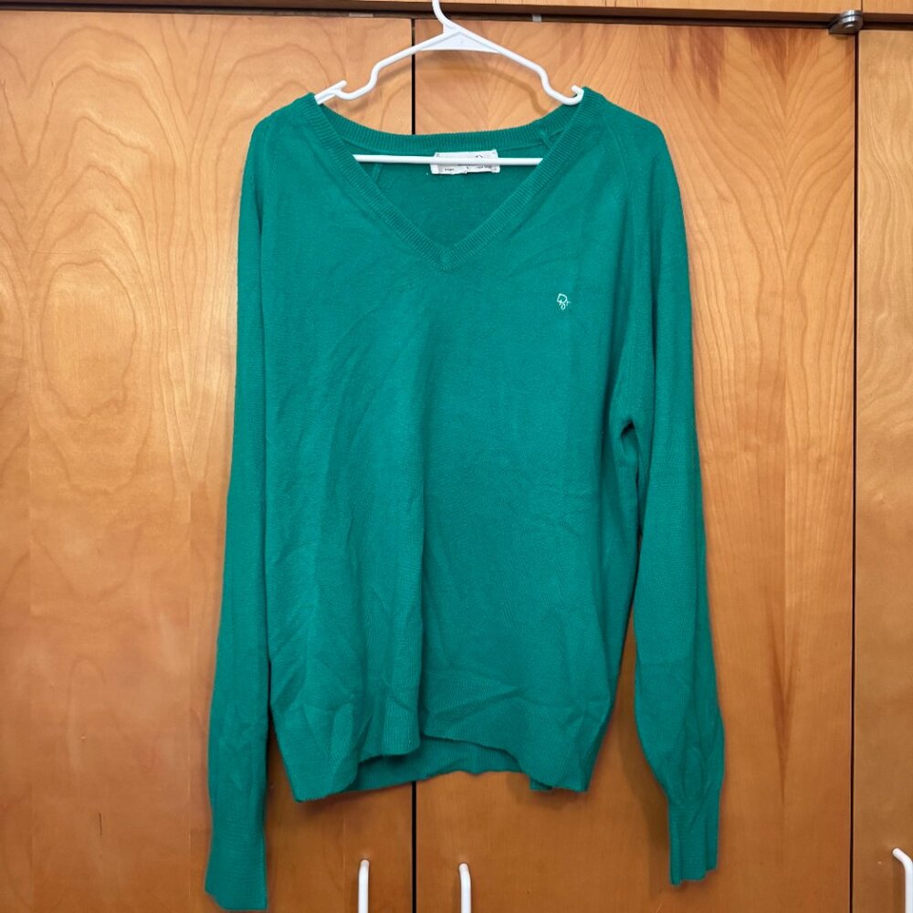 Christian Dior Vintage 70s V Neck Sweater (sz L)